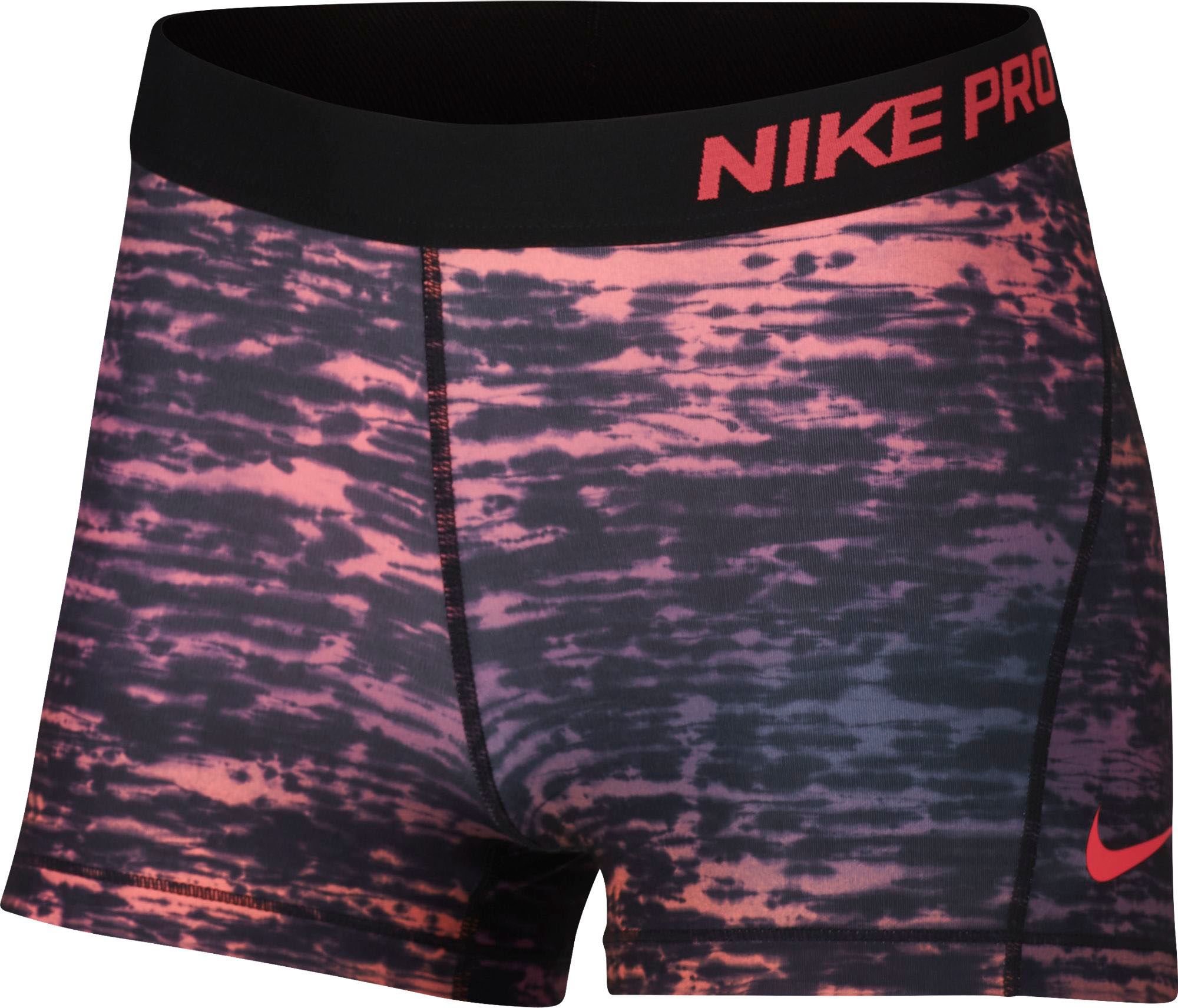 nike pro printed shorts