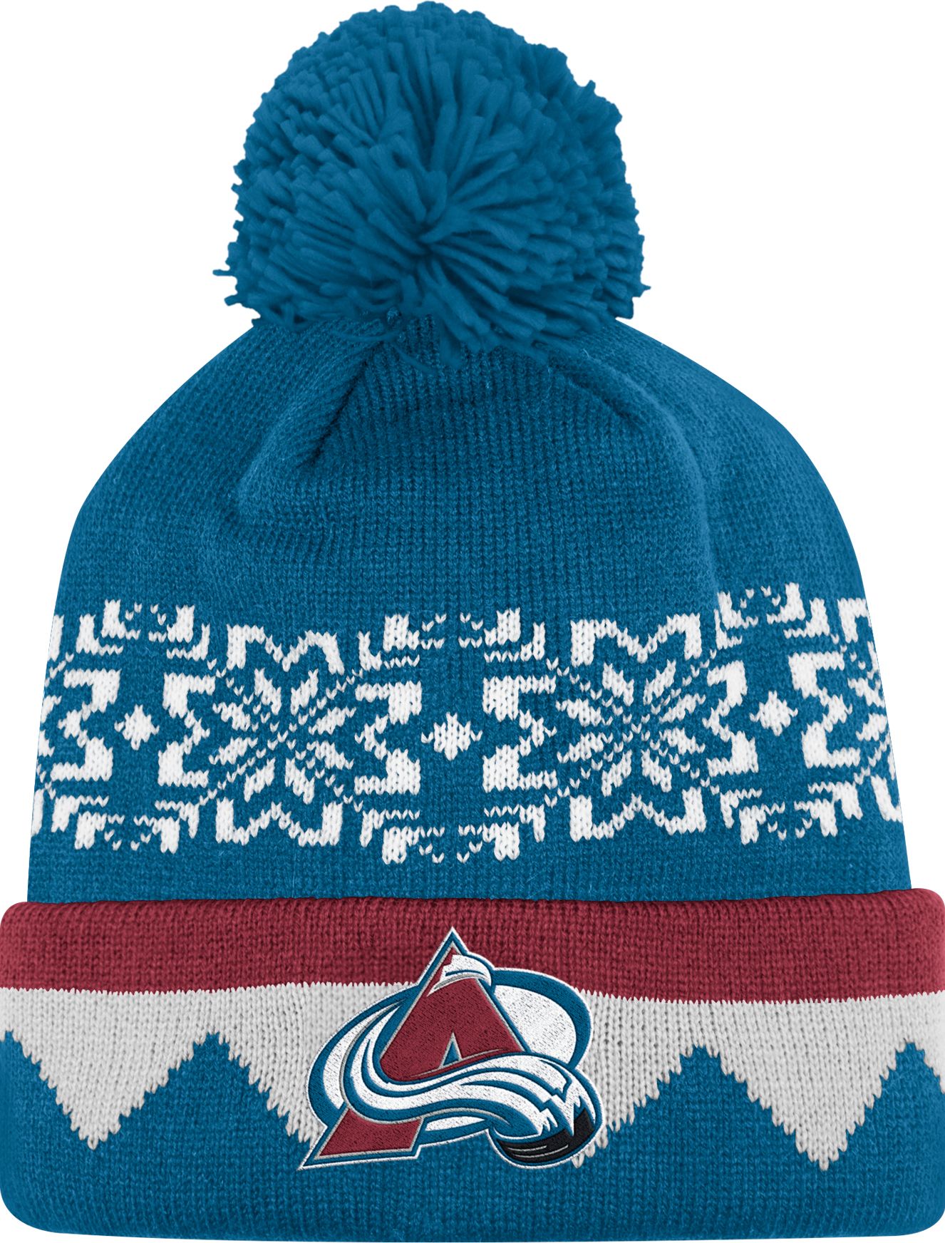 Colorado Avalanche Beanie Toque adulte taille unique rouge 100